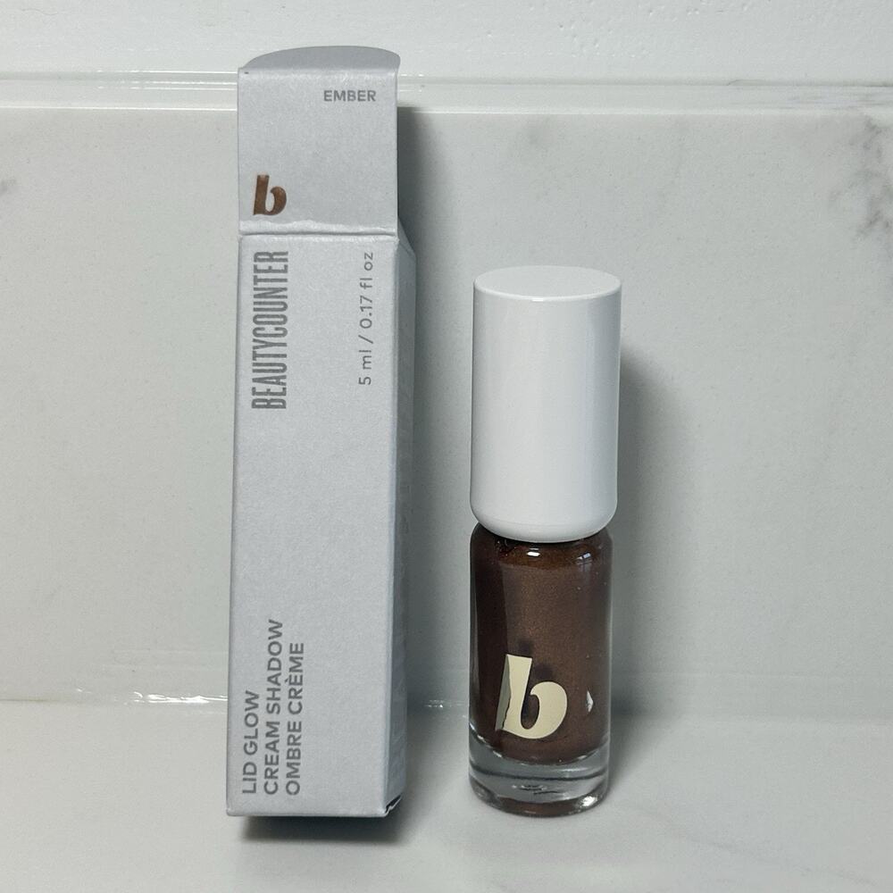 Beautycounter Lid Glow Cream Shadow EMBER - Shimmering Deep Bronze- 0.17 oz/5mL